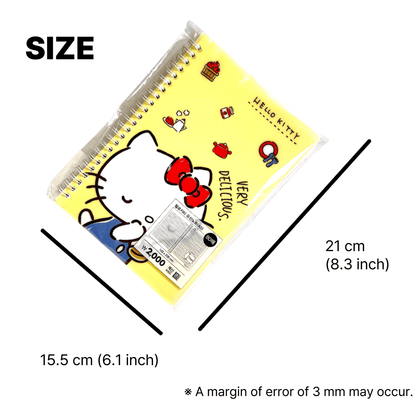 stationery lined paper in cute sanrio notebook