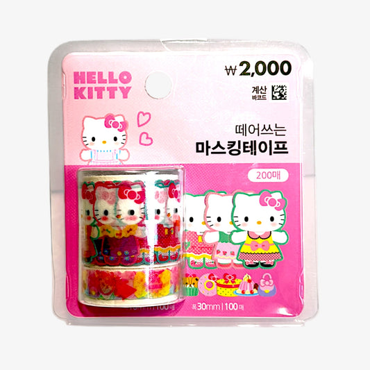 Sanrio stationery supplies Hello Kitty Tear-Off Masking Tape