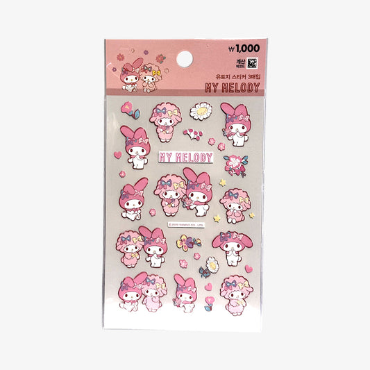 my melody sticker 3 pack – Coated Paper Sticker Set