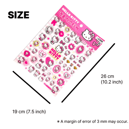 Glossy Hello Kitty stickers for journaling