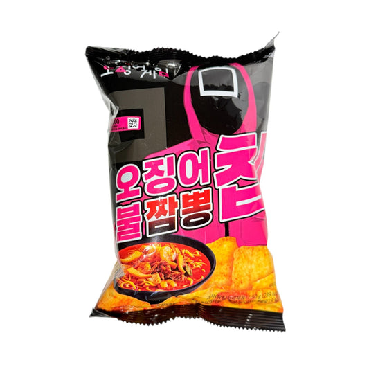korean spicy seafood snack chips – Ojingeo Buljjambbong Chips