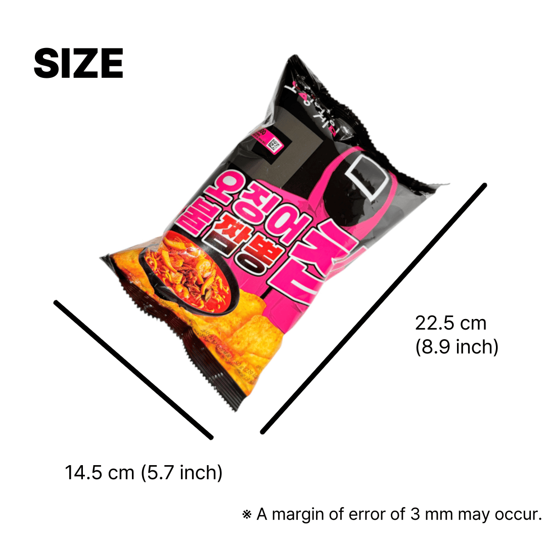 octopus flavor chips with authentic korean taste