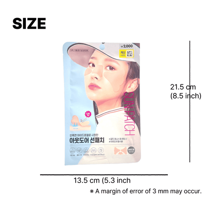 hydrogel face mask for led use on cheeks