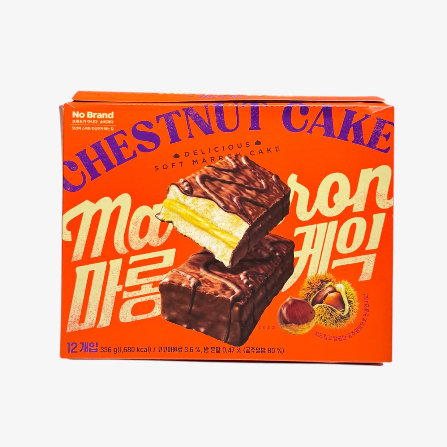 chestnut cake korean snack – No Brand Maron Cake