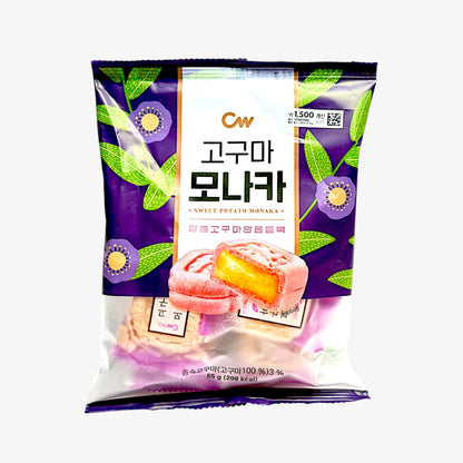 korean sweet potato snack – Chungwoo Sweet Potato Monaka
