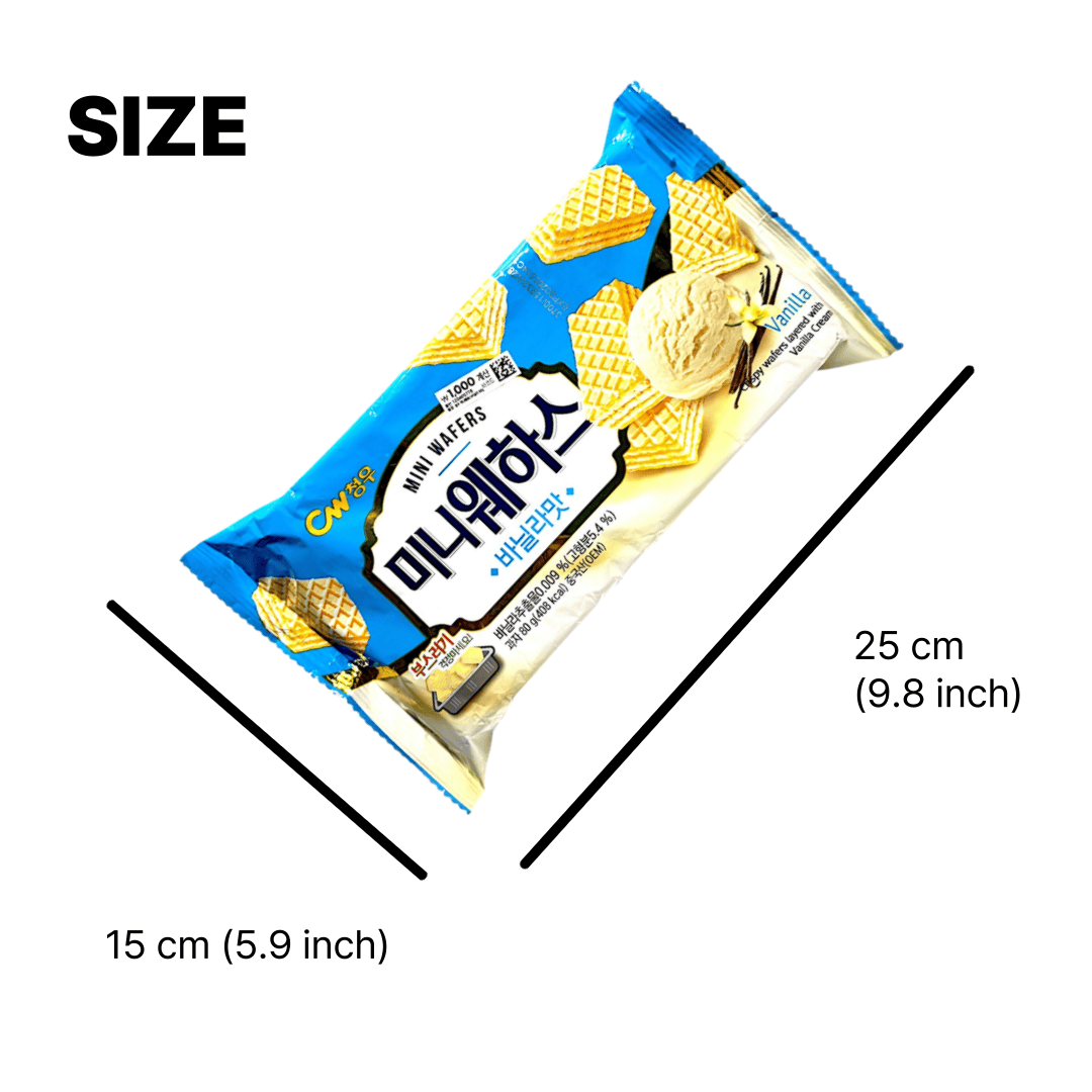 sweet korean treats in mini wafer form