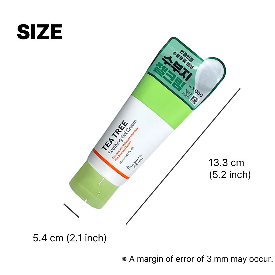 soothing gel cream for sensitive skin and acne care