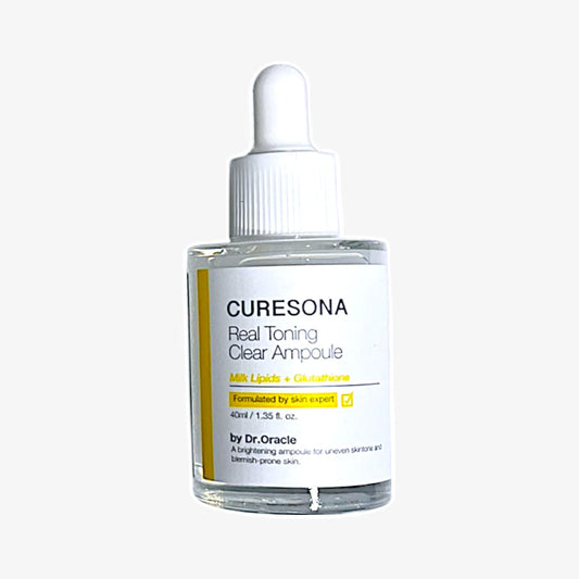 
best Korean ampoule for bright and even skin tone – Curesona Real Toning Clear Ampoule
