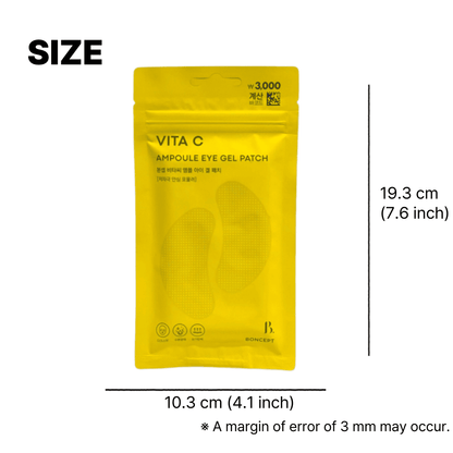 korean vitamin c under eye mask for glowing skin
