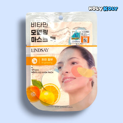 korean vitamin modeling mask for glowing skin – Lindsay 28g
