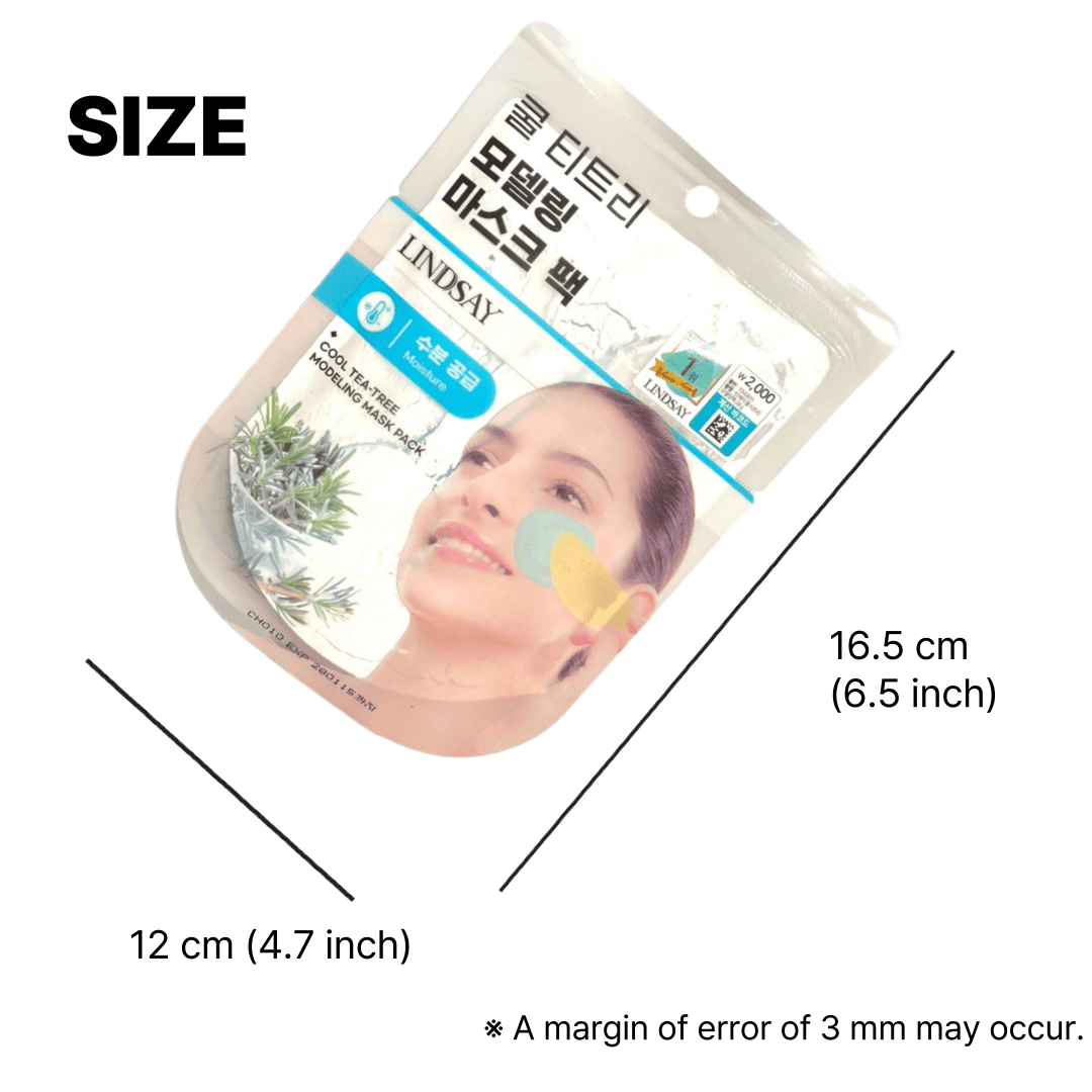 K-beauty modeling mask with vitamin C for brightening
