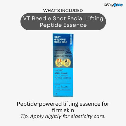 VT Reedle Shot facial lifting peptide essence 2ml trial size for firming and elasticity care