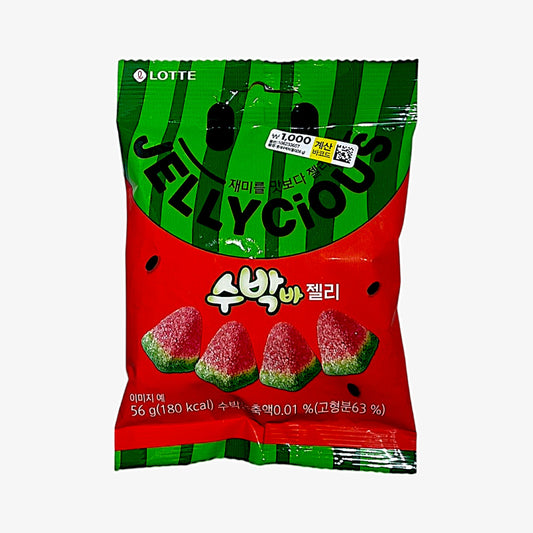 korean watermelon bar jelly candy – Lotte Jellycious Watermelon