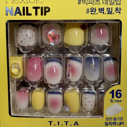 korean nail tip best press on nail kit